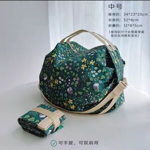 My Neighborhood Totoro Foldable Tote Shoulder Shopping Bag Japanese Style Size M